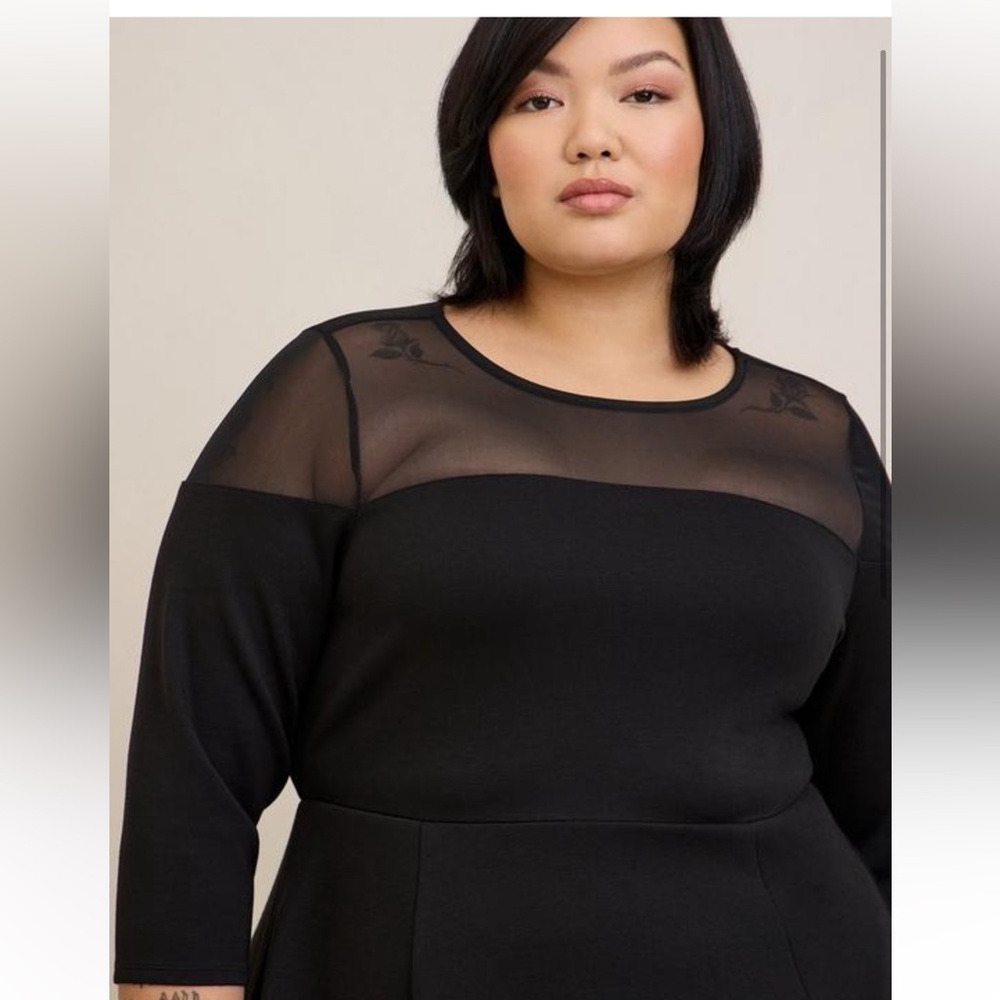 Torrid Skater mini mesh dress size 2